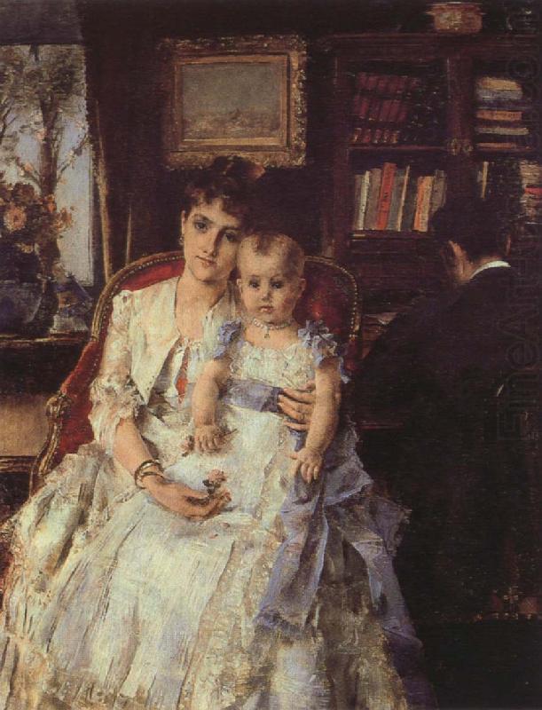 Family Scene, Alfred Stevens